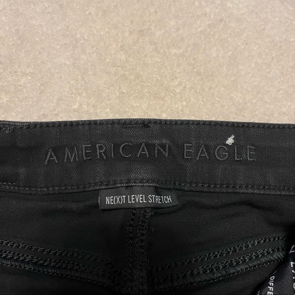 AE Ne(x)t Level Highest Waist Jegging in Onyx Black - Picture 7 of 10